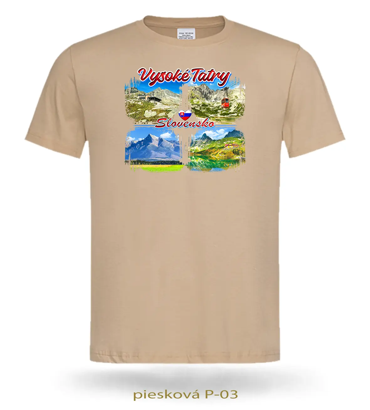 Trička pánske VYSOKÉ TATRY 